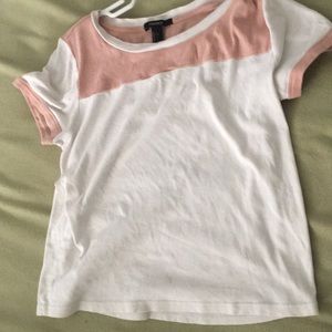 Cute pink and white top